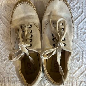 UGG Beige Canvas Footwear